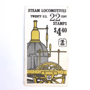U.S. Scott #BK163, $4.40 Steam Locomotives, Mint in Excellent Condition - Picture 1 of 4