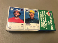1987 Kraft Home Plate Heroes, Unopened Box - #13 Harold Baines - #14 Johnny Ray.