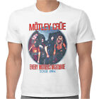 Motley Crue T Shirt Official Every Mothers Nightmare  Tour ' 84 Band Logo New