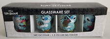 Lilo and Stitch Pastel Tropical Set 4pc Mini Glass