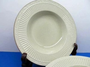 Mikasa Stone Manor Mystic Green Rimmed Soup Bowls 9.5" Bundle of 2 - Picture 1 of 6