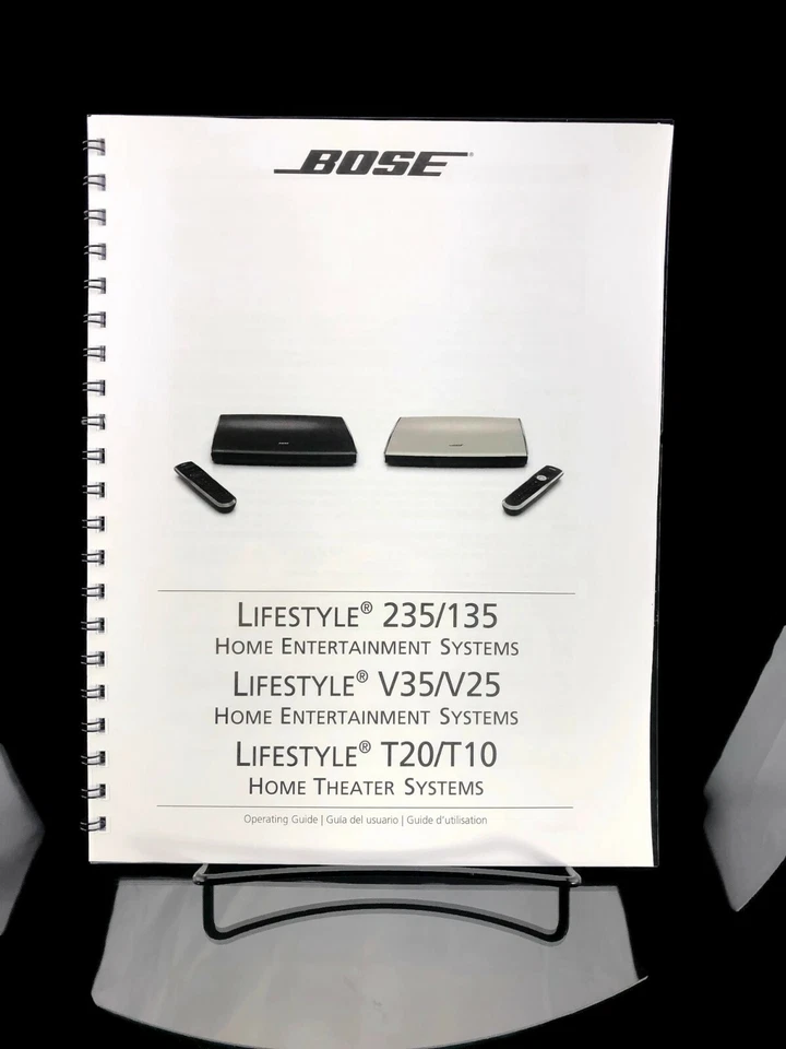 Bose LifeStyle 135 235 V25 V35 T10 T10 Guía de uso manual del propietario Foto 1 de 4