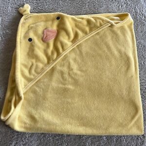 Child Of Mine Unisex Yellow Chick Hooded Baby Bath Towel