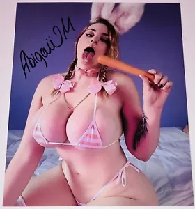 ABIGAIL MORRIS ADULT FILM STAR - MODELLO FIRMATO AUTOGRAFO HOT 8X10 FOTO RARA #5 - Foto 1 di 1