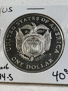 1994-S US Silver Proof Commemorative Dollar Capitol Building - Picture 1 of 4