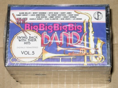 The Big Big Big Big Bands Swing Back With Their Hits 5 Cassettes 1-5Complete NEW - Image 1 of 2