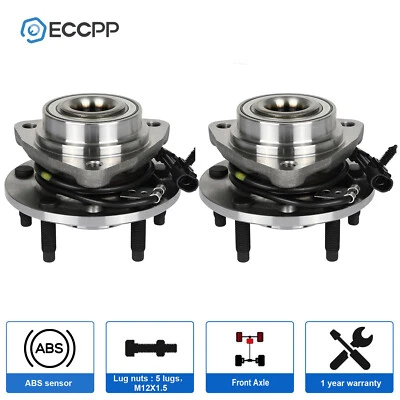 Cojinete de cubo de rueda delantero ECCPP 2P para Chevy Blazer S10 GMC Sonoma Jimmy solo 4x4 Foto 1 de 4