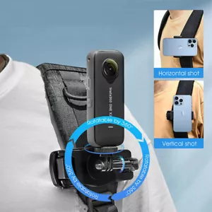 Sport Kamera Halterung Rucksack Clip für DJI Action 5 Pro/Tasche/Insta360 X4/GoPro - Bild 1 von 13