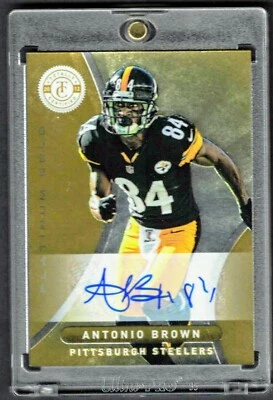 Totally Certified Platinum Gold Autograph 03/25 Antonio Brown SSP Auto HOT!!🔥🔥 - Image 1 of 2