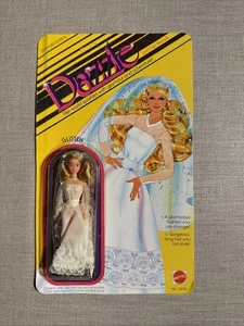 Vintage Dazzle Doll "Glissen" Mattel 1981 Brautkleid ungelocht NOC - Bild 1 von 6