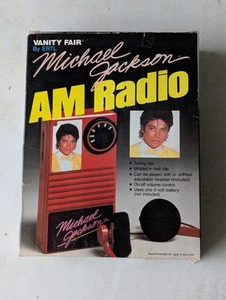 1984 Michael Jackson Vanity Fair Ertl AM Radio w/ Headphones 1984 Great Shape - Picture 1 of 11