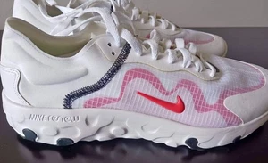 Zapatillas Nike Renew Run para hombre blancas rojas universitarias talla 10 - Imagen 1 de 5