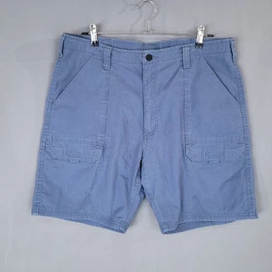 Timberland Men’s Blue Cargo Shorts Size 36 Cotton Spandex - Picture 1 of 10