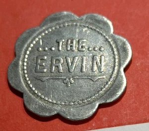(Pgasteelers1) Maverick Token "The ... Ervin"  Rev. "...2  1/2 Cts." Alum.  30mm - Picture 1 of 2