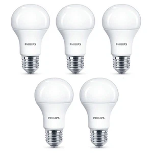 5x Philips LED Frosted E27 75w Warm White Edison Screw Light Bulbs Lamp 1055Lm - Picture 1 of 3