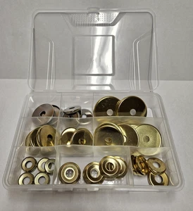 45 PIECE ASSORTMENT OF SEATING OR CHECK RINGS 1/8IP SLIP NEW 70156J - Picture 1 of 4