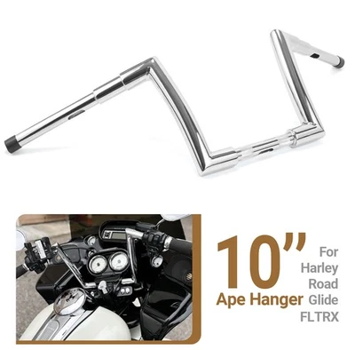 Manillar colgante APE de 10" de elevación 1,5" barras de grasa ADN Monster para Harley Road Glide  Foto 1 de 4