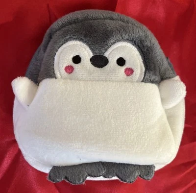 NUEVO ADORABLE PINGÜINO MONEDERO BOLSA CREMALLERA LLAVERO NUEVO EN PAQUETE Foto 1 de 4