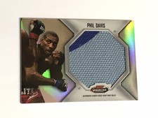 2012 Topps UFC Finest Phil Davis Jumbo Fight Mat Relic Card #FFJM-PD