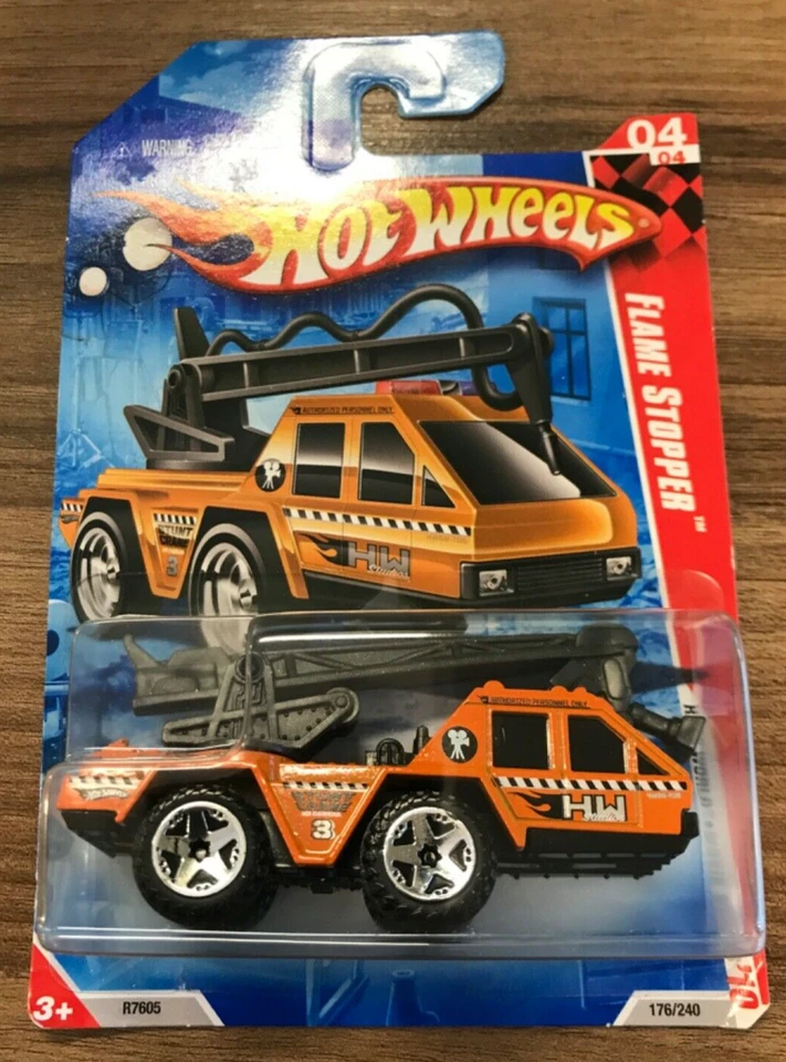 Hot Wheels Flame Stopper #176 HW ‘10 Race World 4/4 Orange VHTF! - Image 1 of 1