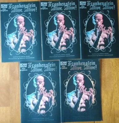 x(5) Libro de historietas Frankenstein Alive, Alive #2 IDW 2012 Foto 1 de 4