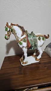 Chinese Tang Dynasty Horse Statue Collectible Vintage - Picture 1 of 9