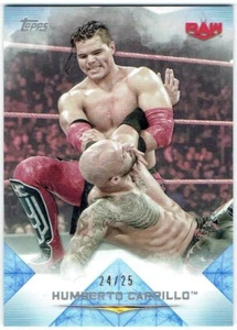 2020 Topps WWE Undisputed Blue Parallel HUMBERTO CARRILLO #12 #24/25 RAW - Picture 1 of 1