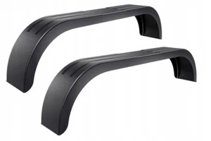 2x guardabarros remolque tandem plástico 240x1500 mm guardabarros coche DOMAR - Imagen 1 de 4