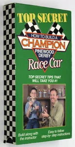 TOP SECRET HOW TO BUILD A CHAMPION PINEWOOD DERBY RACE CAR VHS Retro Video Hobby - Bild 1 von 3
