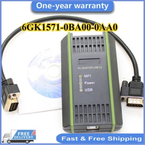 6GK1571-0BA00-0AA0 PC Programming Cable Adapter USB A2 Cable for Siemens S7-300 - Picture 1 of 6