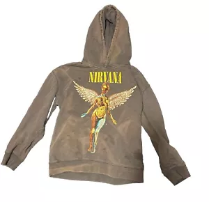 Vintage 1993 Original Nirvana Sweatshirt Hoodie Utero XL Kurt Cobain - Bild 1 von 7