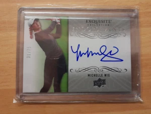 2014 exquisite endorsements - Michelle Wie AUTO - #31/75 - - Zdjęcie 1 z 2