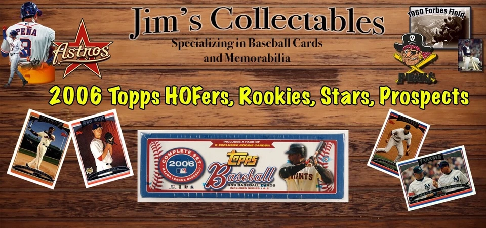 2006 Topps Baseball - HOFers, Rookies, Stars, Prospects- U-Pick - Image 1 of 1