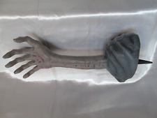 Plastic Zombie Hand and Forearm (18") Halloween Decoration Grave Ground Cemetery
