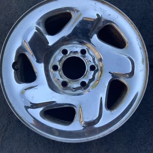 1994 1995 1996 DODGE DAKOTA 15" CHROME STEEL WHEEL RIM OEM FACTORY W2 - Picture 1 of 10
