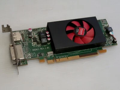 AMD Radeon R5 240, 1GB, GDDR3, DVI, Display Port, LOW PROFILE, Dell 0W42M3, WORK - Image 1 of 4