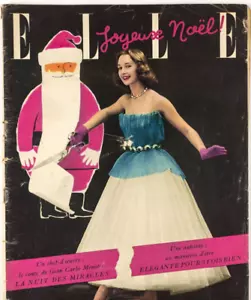 TAINA ELG Jean Chevalier SCHIAPARELLI Elle magazine FRANCE Delacroix XMAS Noel - Picture 1 of 8
