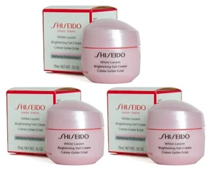SHISEIDO White Lucent Brightening Gel Cream 15 ml x 3 jars (45ml) NIB - Picture 1 of 2