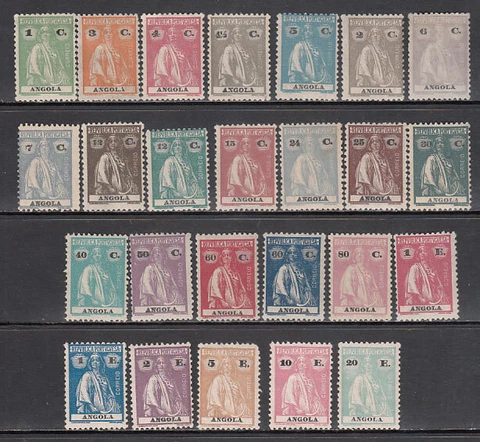 Angola Mail Yvert 202/25A MH Cover