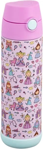Kids Water Bottle - Insulated Stainless Steel Thermos with Straw (Girls/Boys) - - Picture 1 of 28