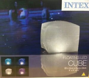Intex Floating LED Cube - Multi-colour - 23cm x 23cm x 22cm