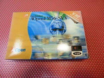 Aopen FM56-SVV V.92 Modem 56Kbps PCI Bus Interface - P/N: AC001.2810 - Image 1 of 4