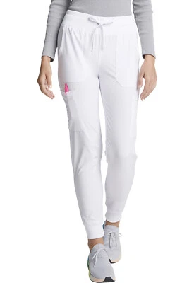 Pantalón Médico Dickies Para Mujer Tiro Medio Jogger Petite Pantalón DK065P WTPS Blanco Envío Gratis Foto 1 de 4