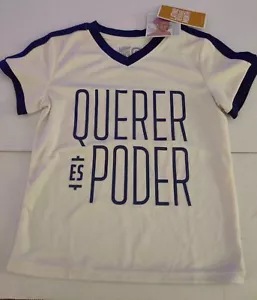 Latino Heritage "Querer es Poder" Size S (6/7) Children's Tee Shirt - Picture 1 of 6
