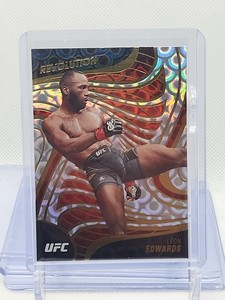 2023 PANINI CHRONICLES UFC LEON EDWARDS REVOLUTION GROOVE PARALLEL #19 SP