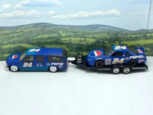 1:24 Jeff Gordon Pepsi 1994 Suburban 1995 Monte Carlo Race Trailer Brookfield LE - Picture 1 of 9