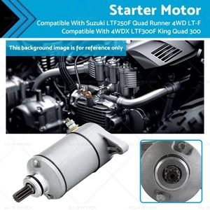 Motorino di Avviamento Adatto per Suzuki LTF250F Quad Runner 4WD LT-F LTF300F King 300 - Foto 1 di 10