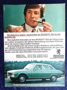 Peugeot 504, originale Werbung aus 1978 - Picture 1 of 2