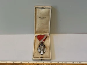 1882 SERBIA ORDER OF THE WHITE EAGLE IV MEDAL w/ BOX - Picture 1 of 24