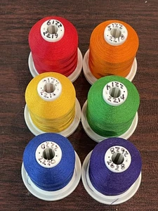 ROBISON ANTON THREAD - 6 ALMOST-NEW 1100 YD SPOOLS - LOT#1 - Picture 1 of 1